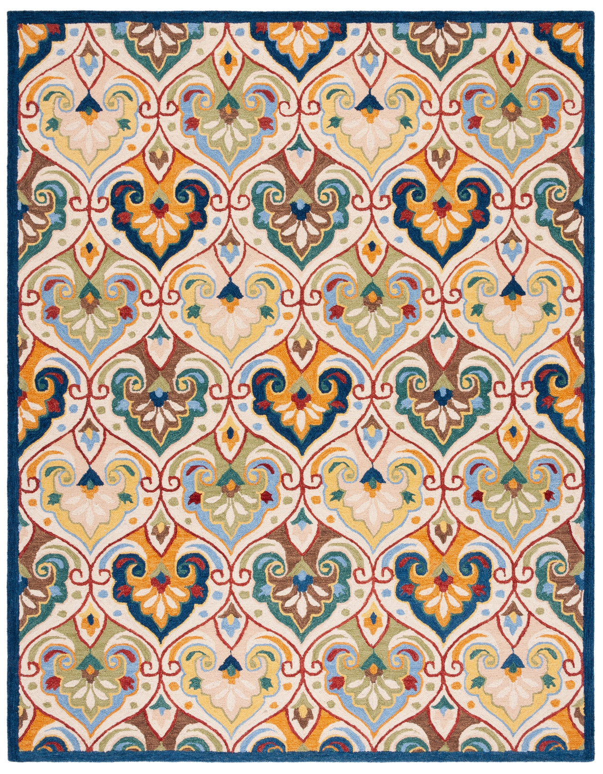 Safavieh Metro Met114B Beige/Blue Rug.