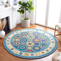 Safavieh Metro Met116M Blue/Ivory Area Rug