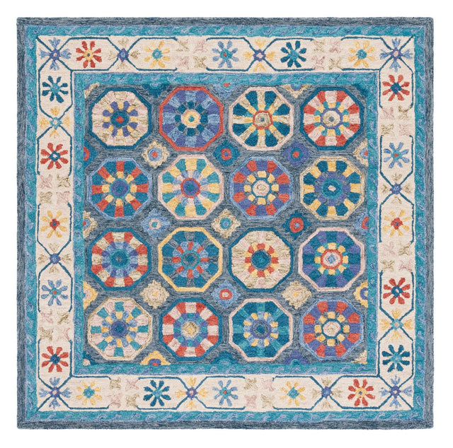 Safavieh Metro Met116M Blue/Ivory Rugs.