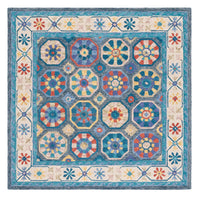 Safavieh Metro Met116M Blue/Ivory Area Rug