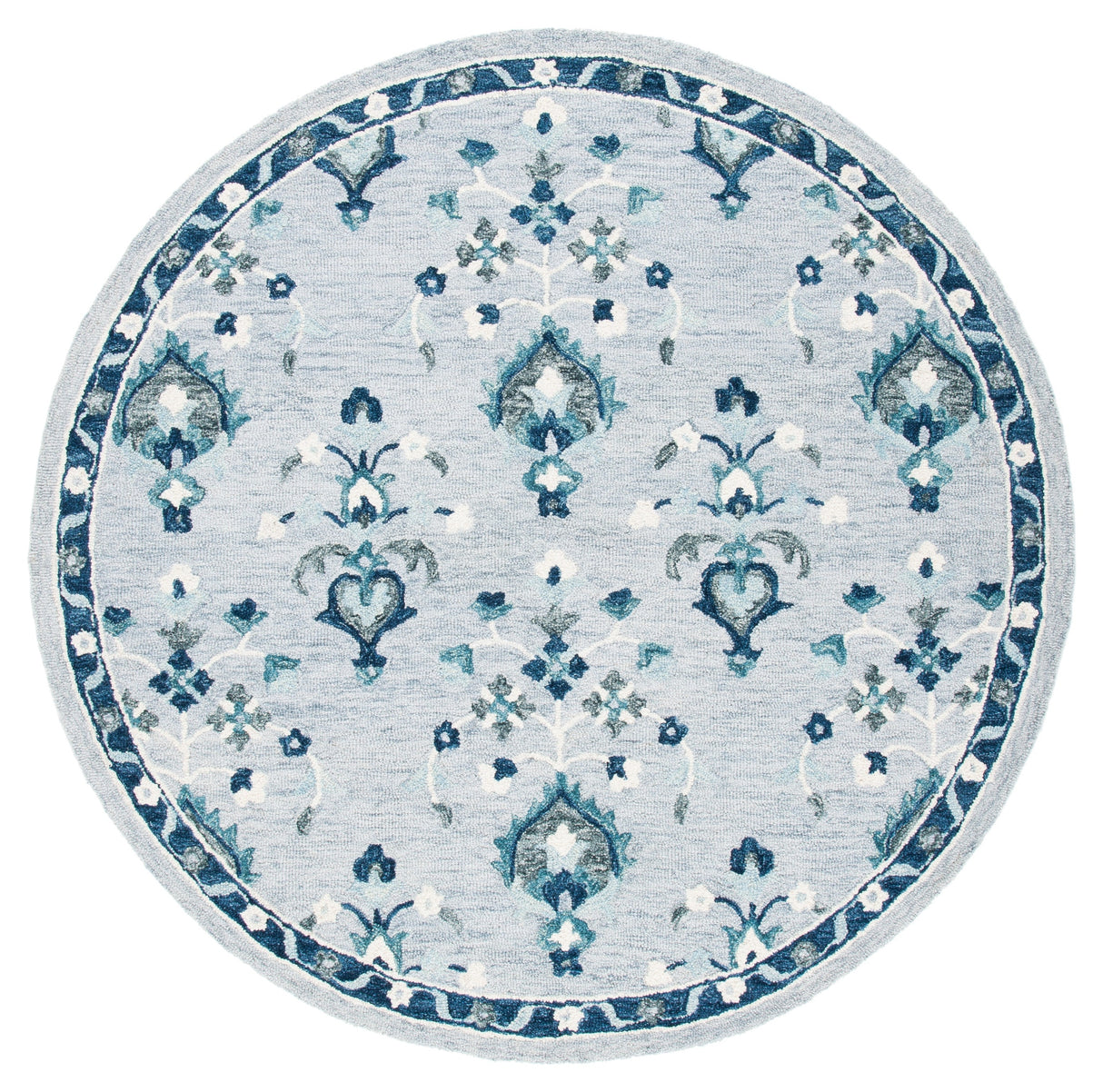 Safavieh Metro Met121M Blue/Ivory Rugs.