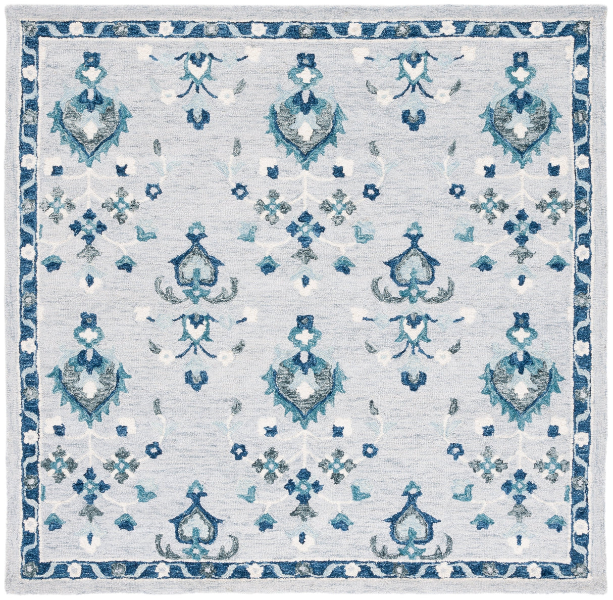 Safavieh Metro Met121M Blue/Ivory Rugs.