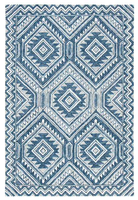 Safavieh Metro Met122M Blue/Ivory Area Rug