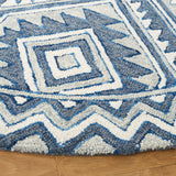 Safavieh Metro Met122M Blue/Ivory Rugs.