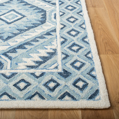 Safavieh Metro Met123M Blue/Ivory Area Rug