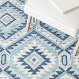 Safavieh Metro Met123M Blue/Ivory Rugs.