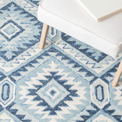 Safavieh Metro Met123M Blue/Ivory Area Rug