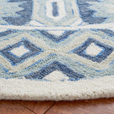 Safavieh Metro Met123M Blue/Ivory Rugs.
