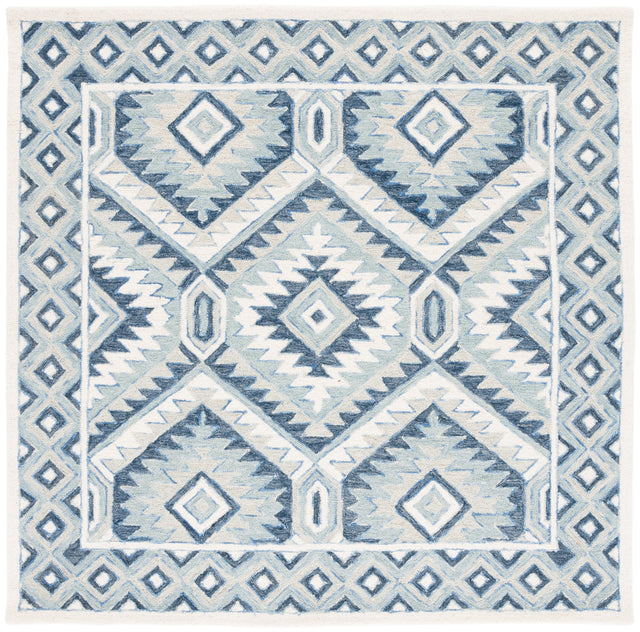 Safavieh Metro Met123M Blue/Ivory Area Rug