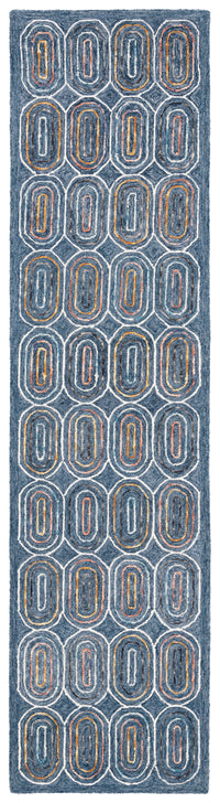 Safavieh Metro Met124M Blue/Yellow Area Rug