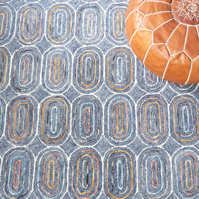 Safavieh Metro Met124M Blue/Yellow Rugs.