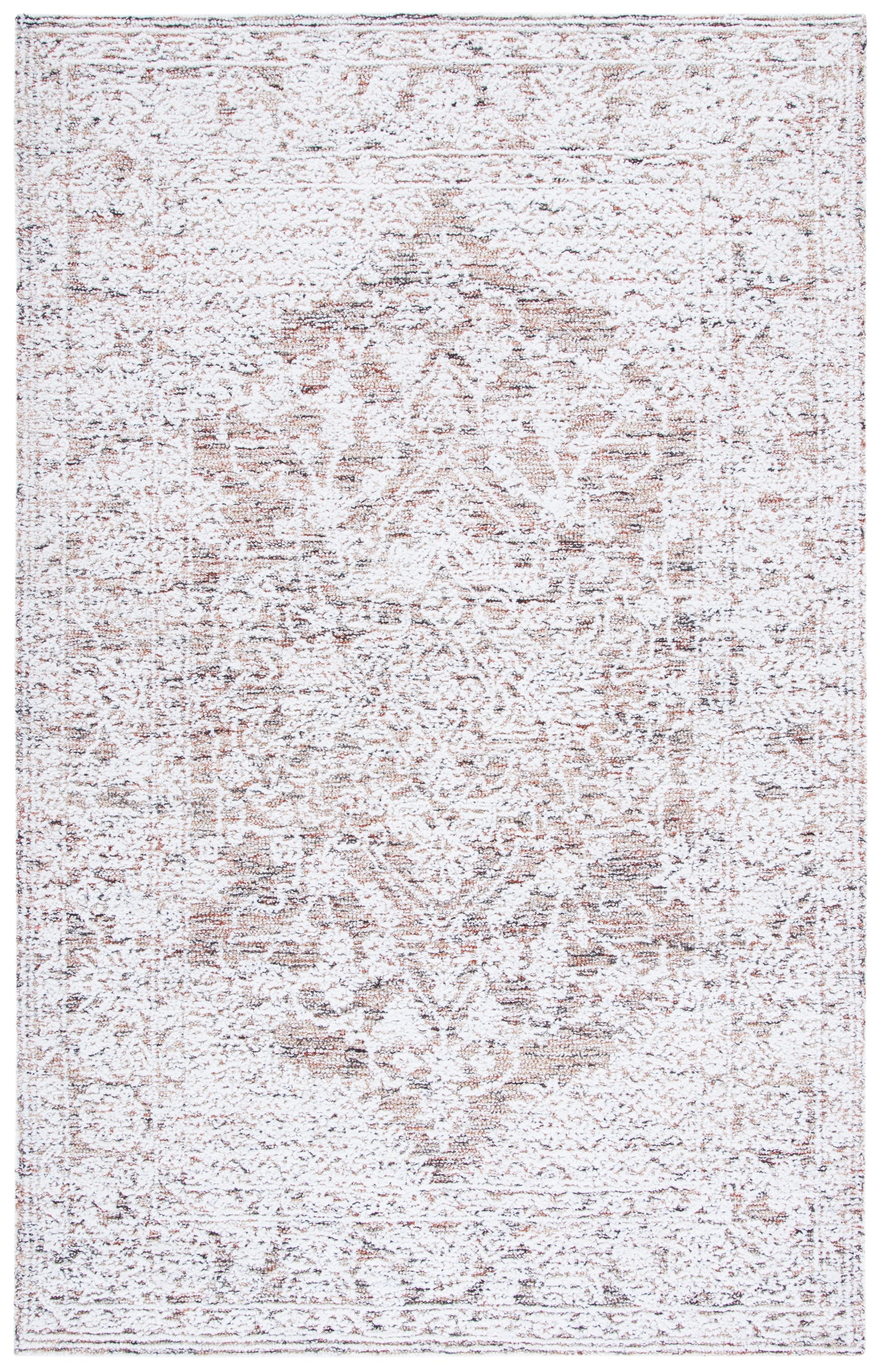 Safavieh Metro Met157P Ivory/Rust Area Rug