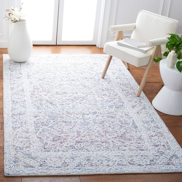 Safavieh Metro Met160Q Ivory/Red Rug.
