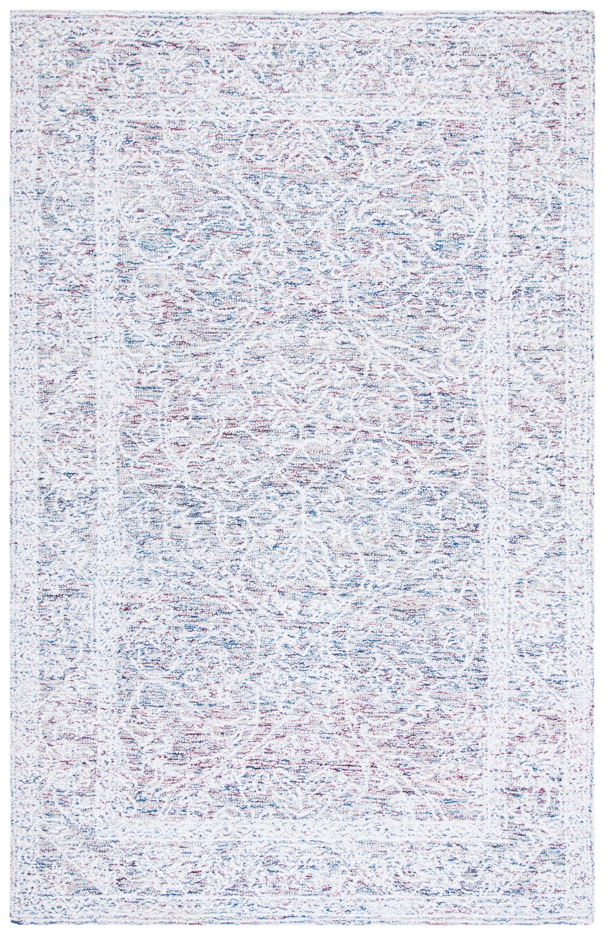 Safavieh Metro Met160Q Ivory/Red Area Rug