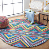Safavieh Metro Met251Q Red/Blue Rug.
