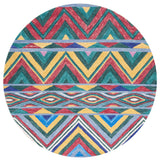 Safavieh Metro Met251Q Red/Blue Rug.