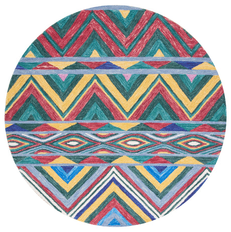 Safavieh Metro Met251Q Red/Blue Rug.