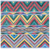 Safavieh Metro Met251Q Red/Blue Rug.