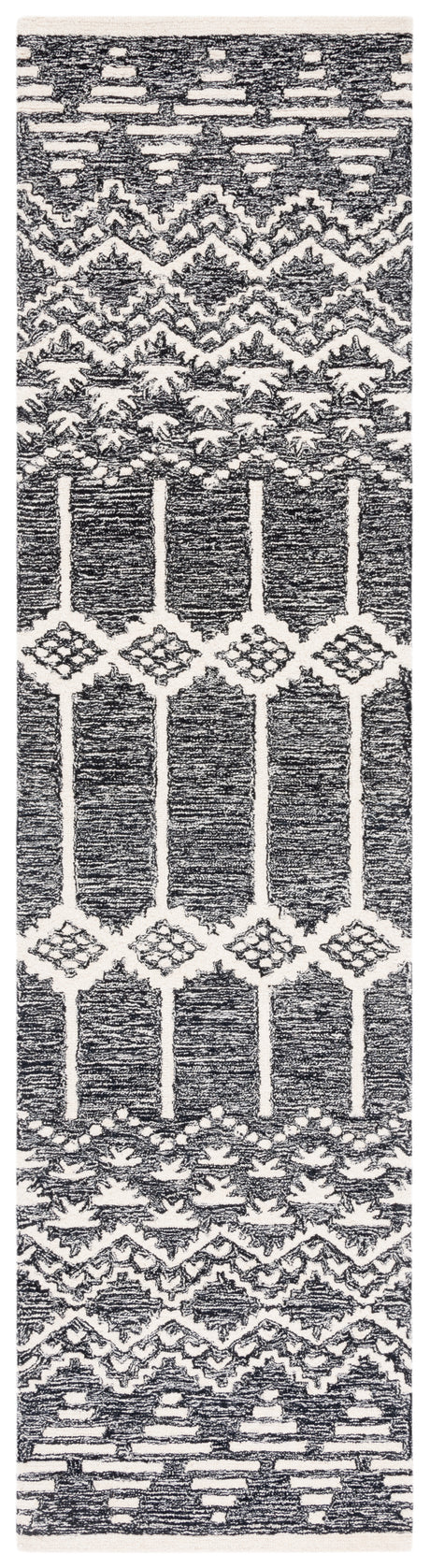 Safavieh Metro Met253Z Black/Ivory Rug.