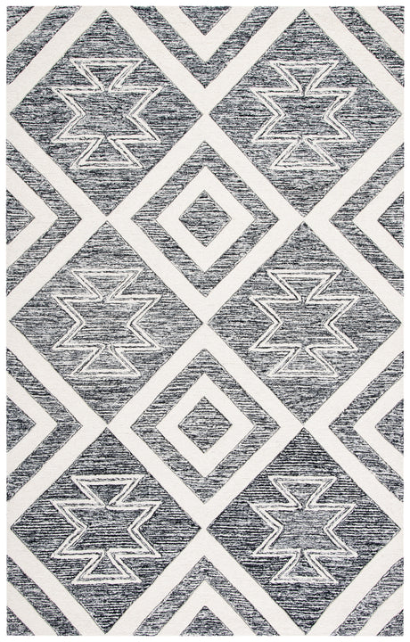 Safavieh Metro Met254A Ivory/Black Rug.
