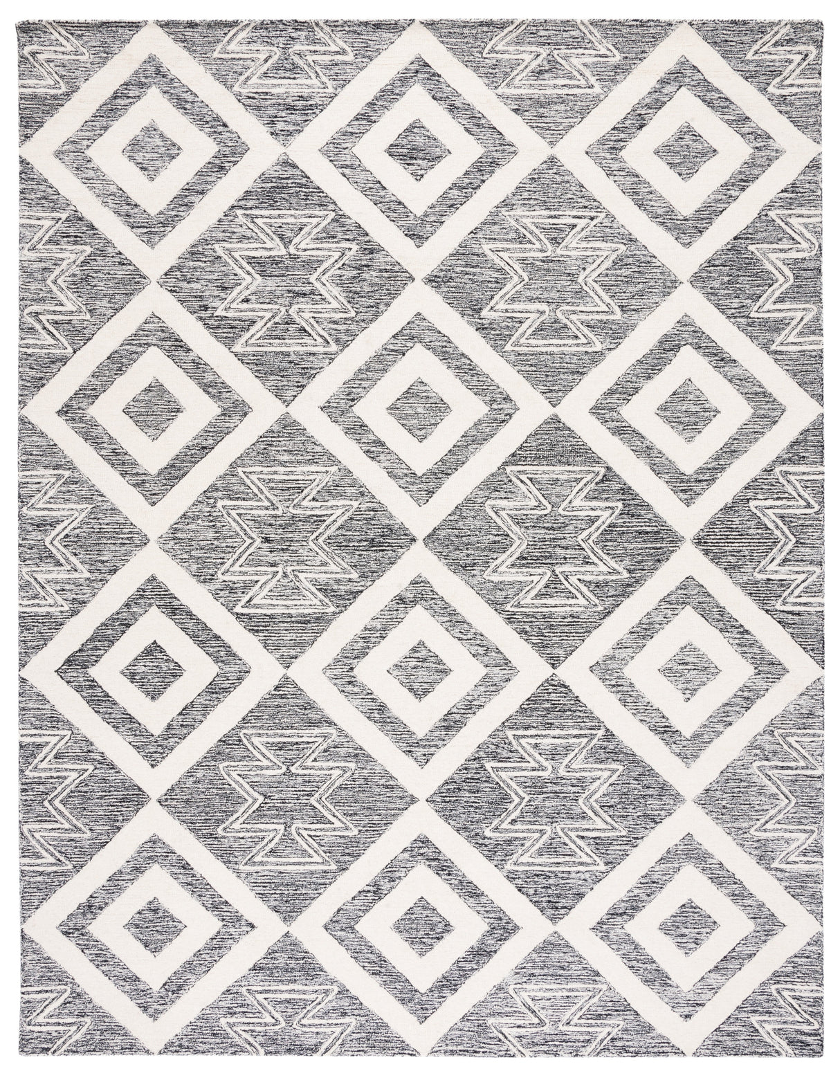 Safavieh Metro Met254A Ivory/Black Rug.