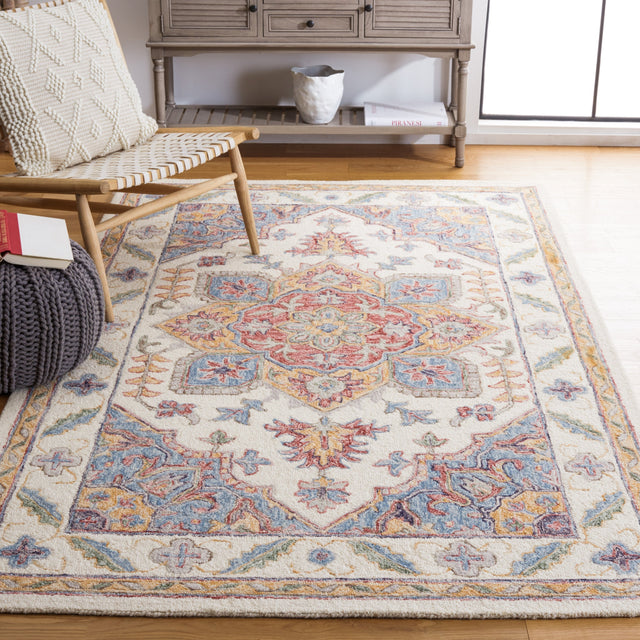 Safavieh Metro Met352A Ivory/Rust Rug.