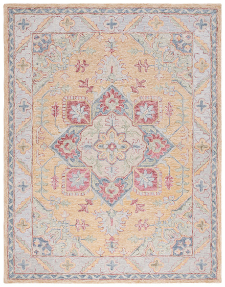 Safavieh Metro Met352C Yellow/Rust Rug.
