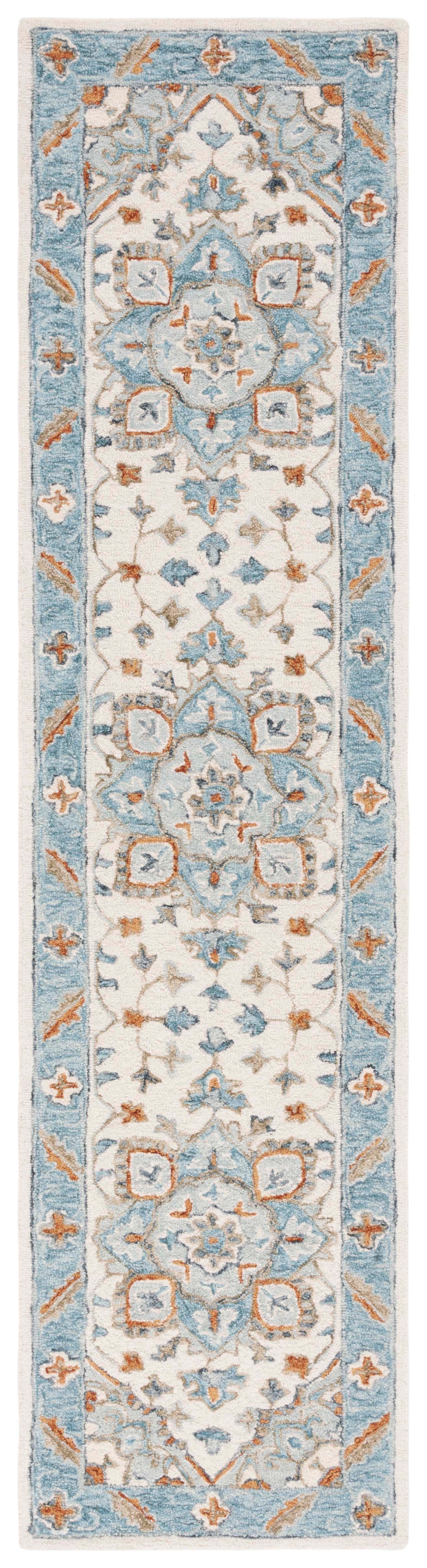 Safavieh Metro Met352M Ivory/Blue Rug.