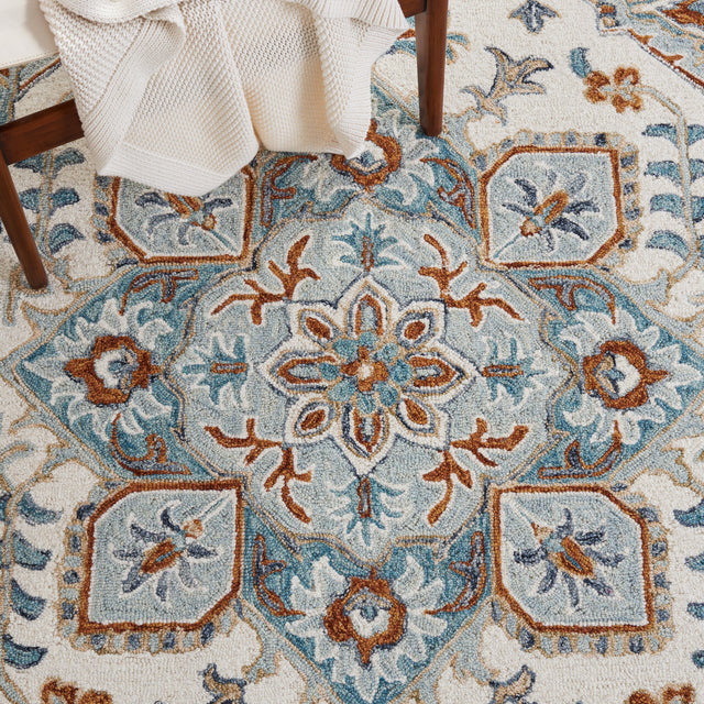 Safavieh Metro Met352M Ivory/Blue Rug.