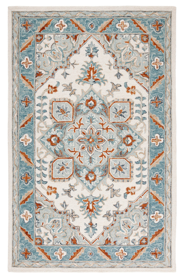 Safavieh Metro Met352M Ivory/Blue Rug.