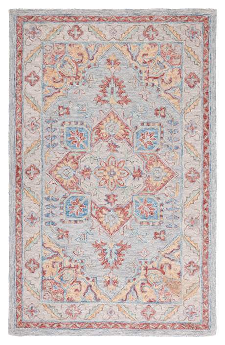 Safavieh Metro Met352P Grey/Rust Rug.
