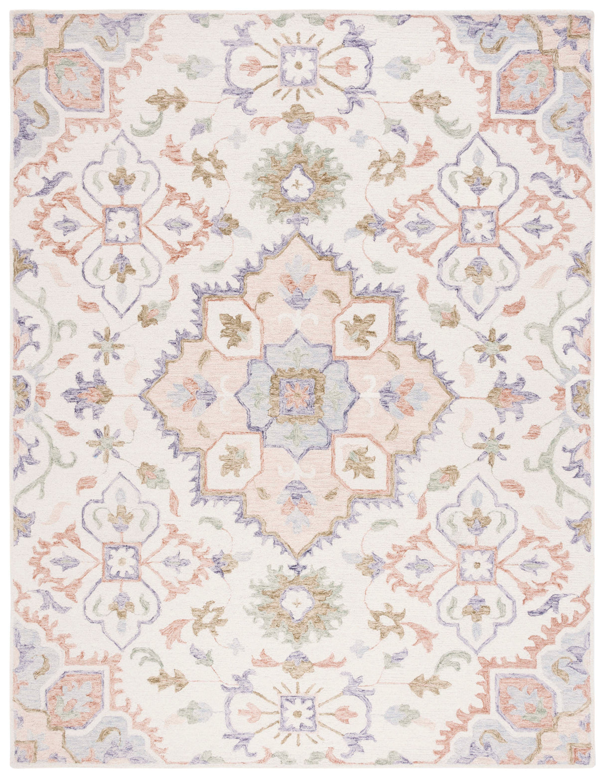 Safavieh Metro Met354Y Ivory/Green Rug.
