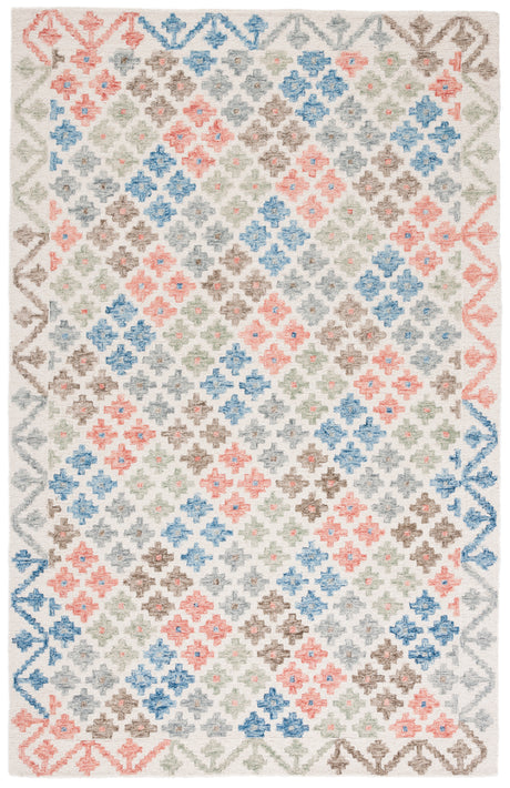 Safavieh Metro Met355M Ivory/Blue Rug.