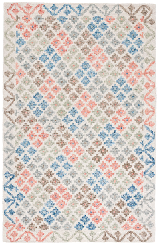 Safavieh Metro Met355M Ivory/Blue Area Rug