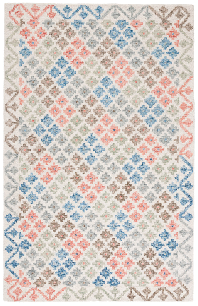 Safavieh Metro Met355M Ivory/Blue Rug.