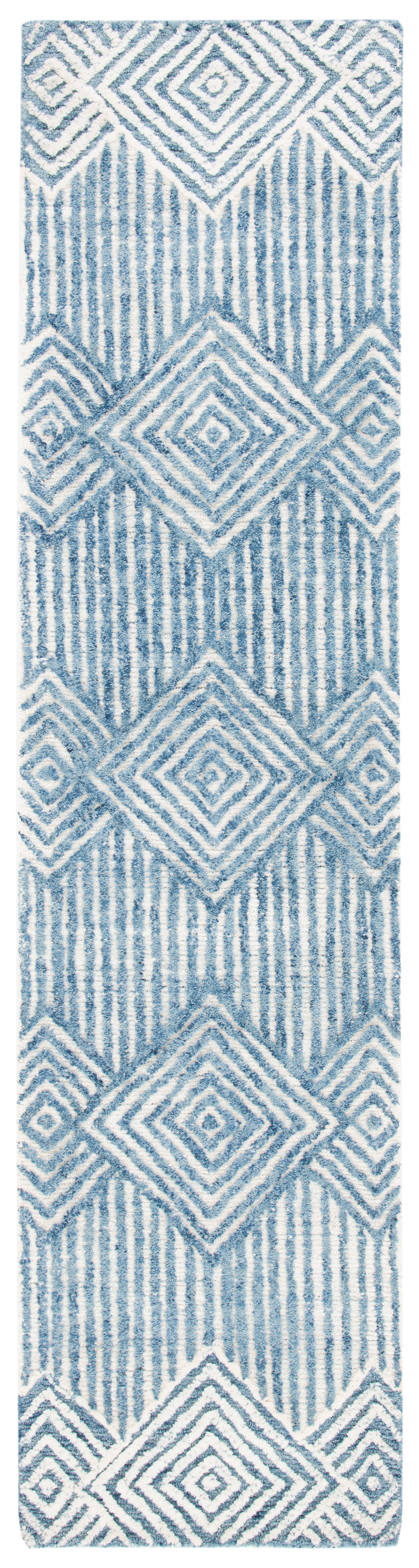 Safavieh Metro Met401M Blue/Ivory Area Rug