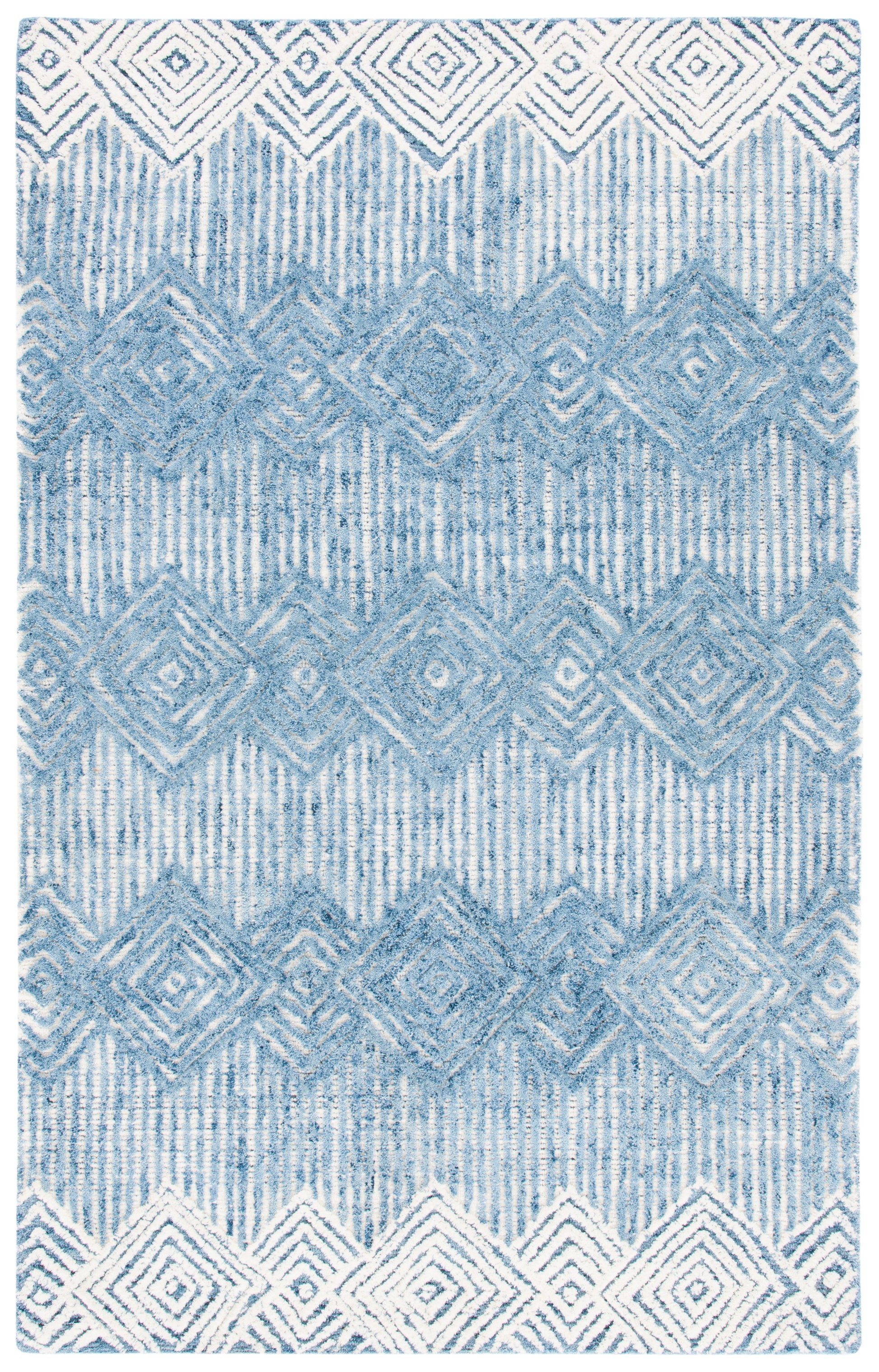 Safavieh Metro Met401M Blue/Ivory Area Rug