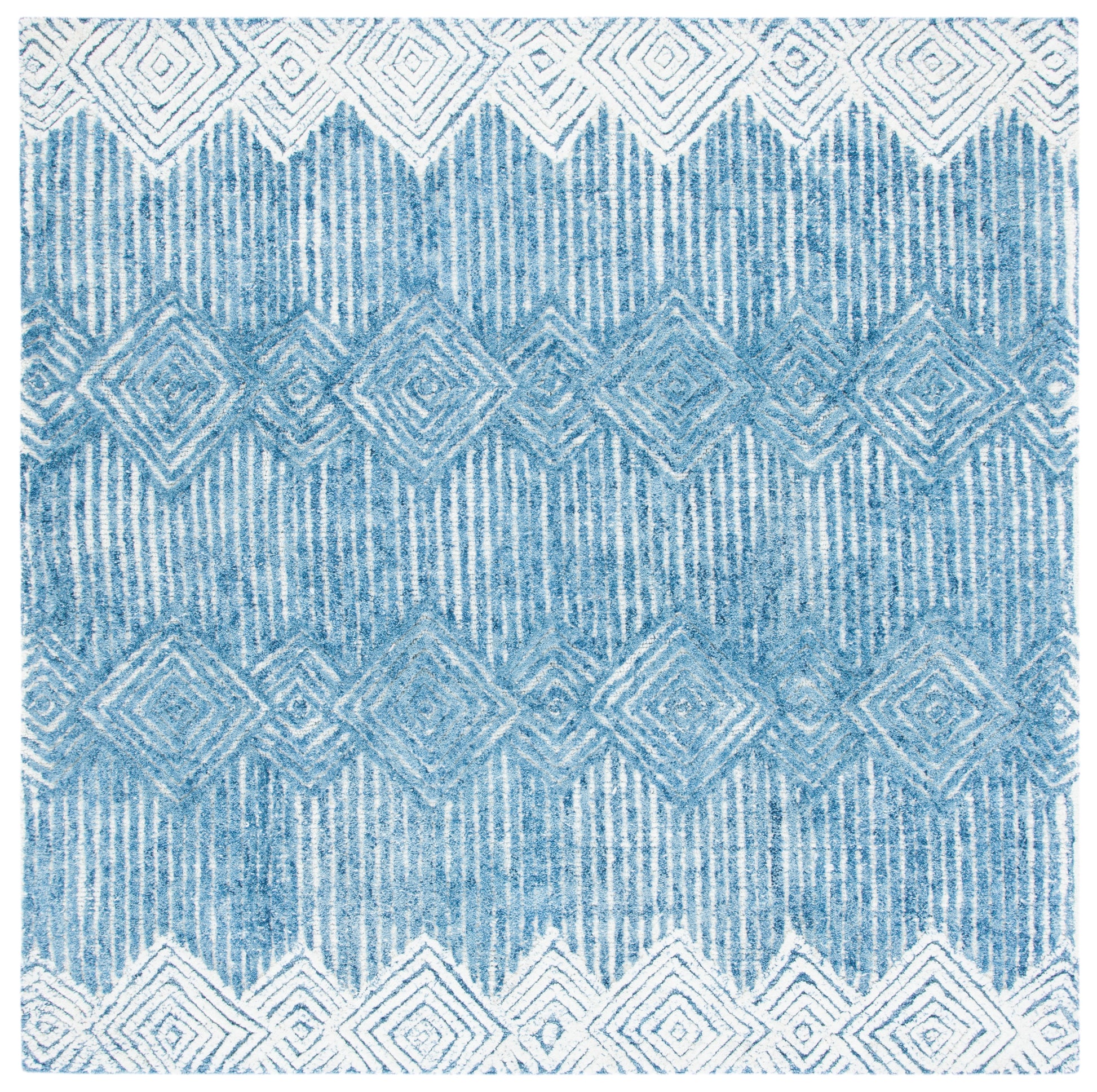 Safavieh Metro Met401M Blue/Ivory Area Rug