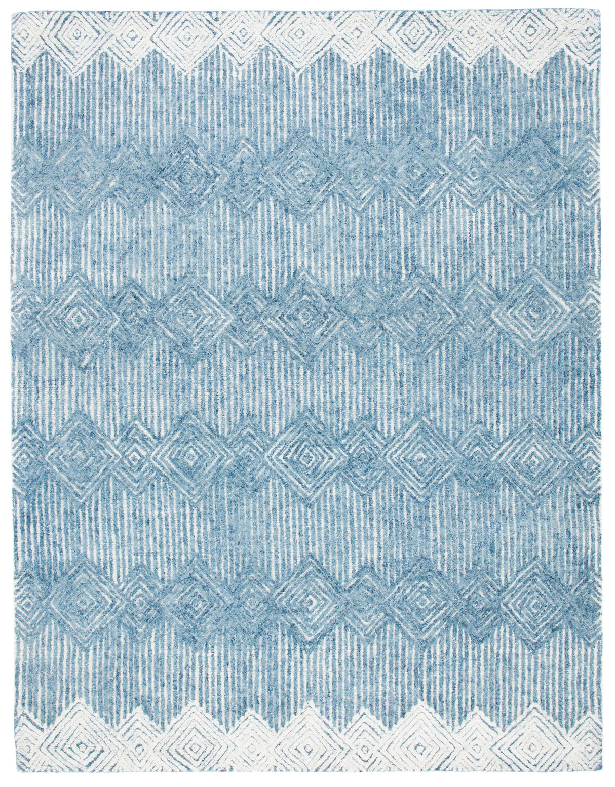 Safavieh Metro Met401M Blue/Ivory Rugs.
