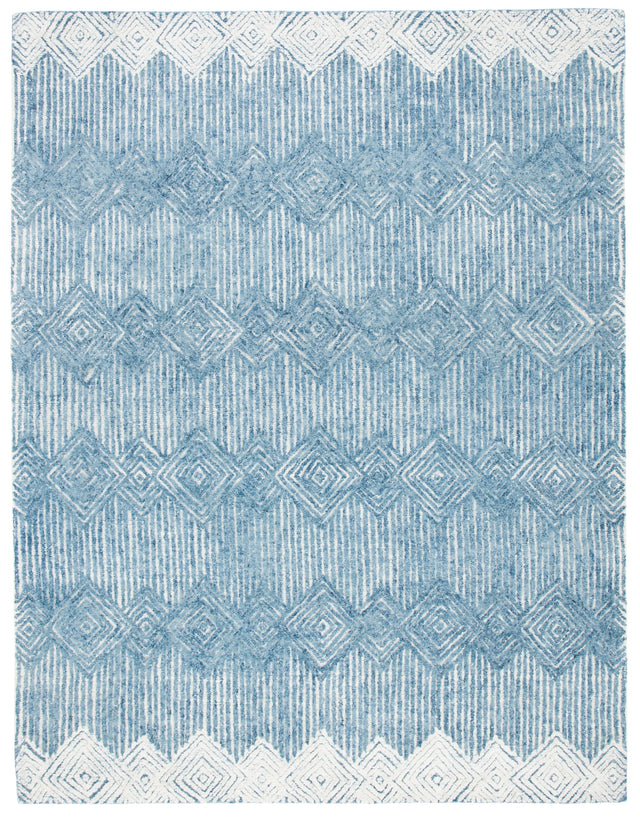 Safavieh Metro Met401M Blue/Ivory Rugs.