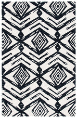 Safavieh Metro Met402Z Black/Ivory Rugs.