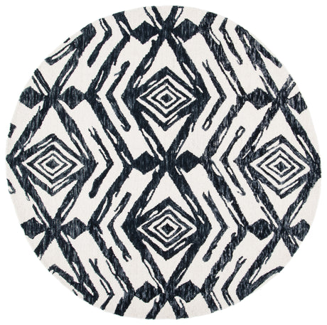 Safavieh Metro Met402Z Black/Ivory Area Rug