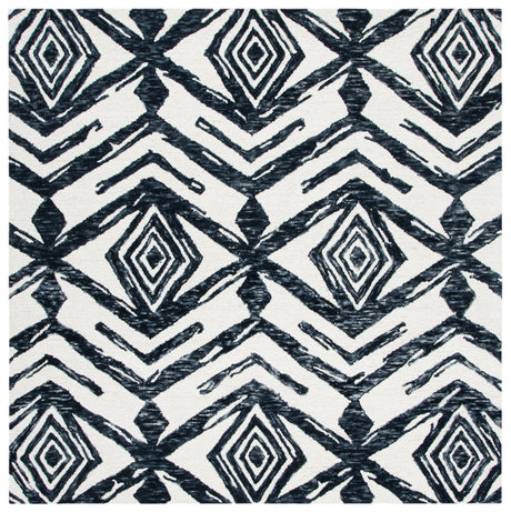 Safavieh Metro Met402Z Black/Ivory Area Rug