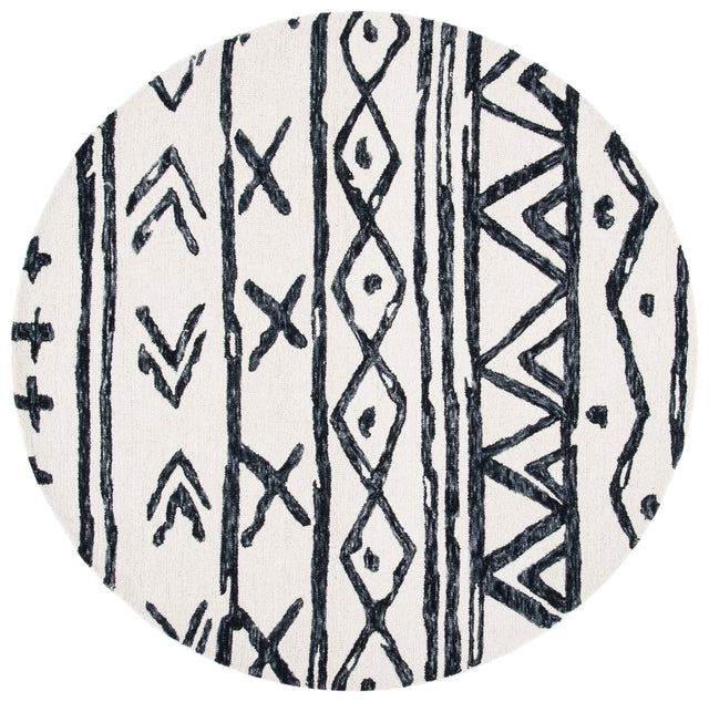 Safavieh Metro Met403Z Black/Ivory Rugs.