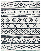 Safavieh Metro Met403Z Black/Ivory Rugs.