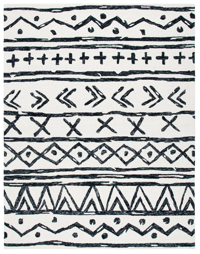 Safavieh Metro Met403Z Black/Ivory Rugs.