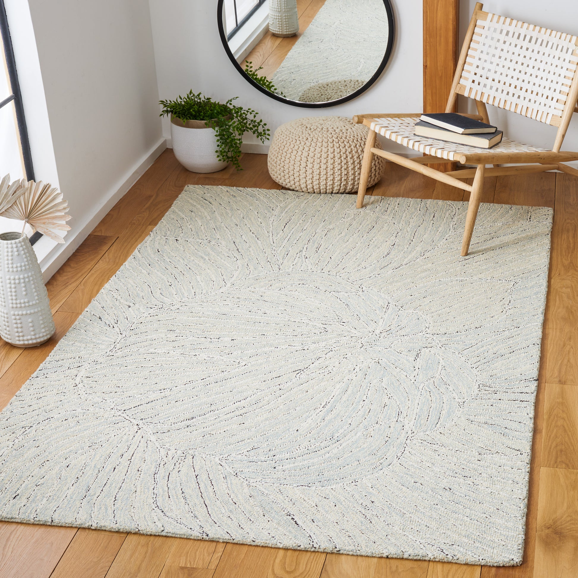 Safavieh Metro Met451L Light Blue/Ivory Area Rug