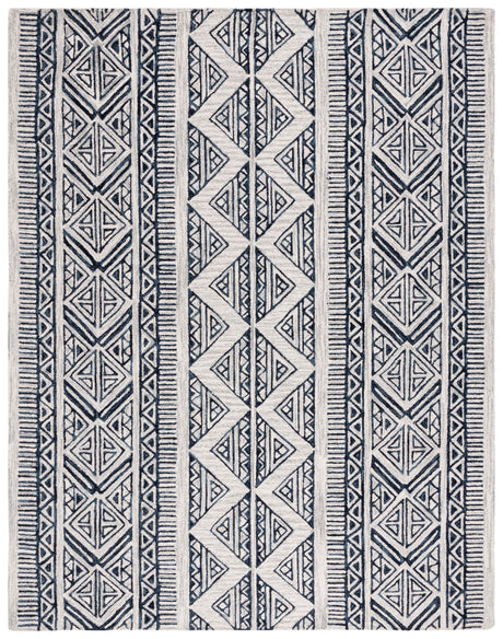 Safavieh Metro Met452M Blue/Ivory Rug.