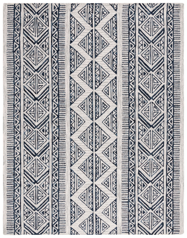 Safavieh Metro Met452M Blue/Ivory Rug.