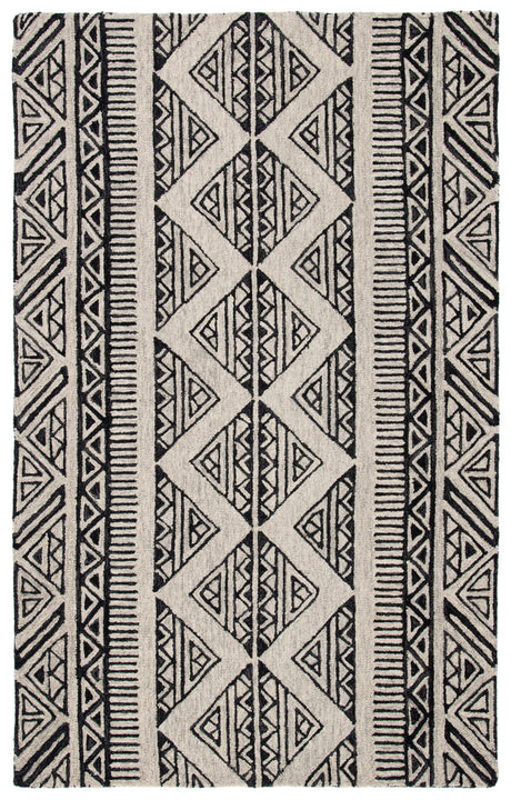 Safavieh Metro Met452Z Black/Beige Rug.